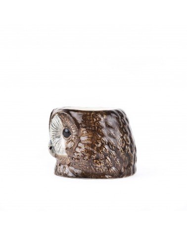 Tawny Owl - Egg cup holder Quail Ceramics cute egg cup holder