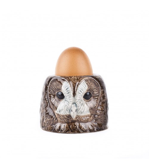 Tawny Owl - Egg cup holder Quail Ceramics cute egg cup holder