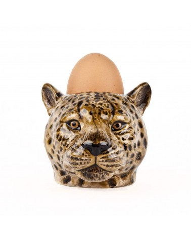 Leopard - Egg cup holder Quail Ceramics cute egg cup holder