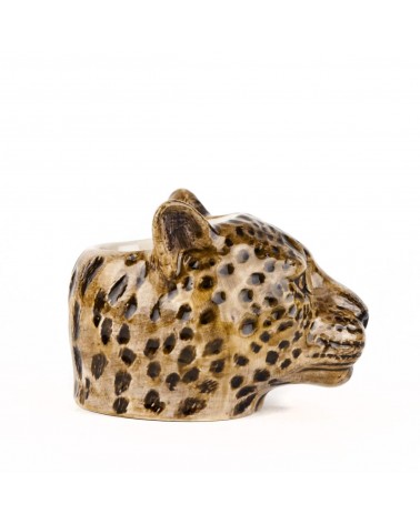Leopard - Egg cup holder Quail Ceramics cute egg cup holder