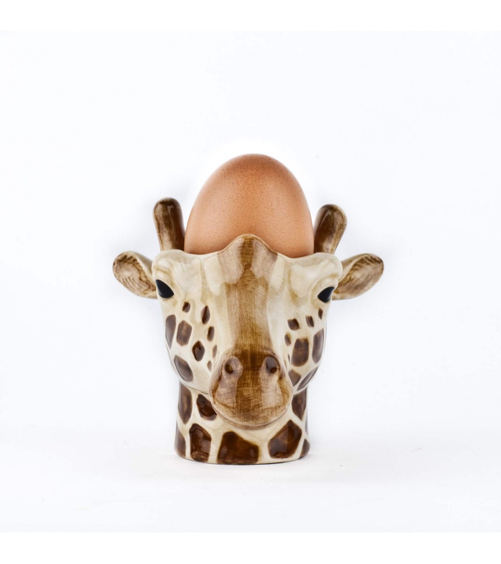 Giraffe - Egg cup holder Quail Ceramics cute egg cup holder