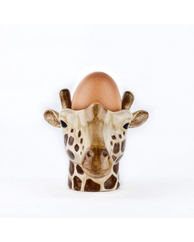 Giraffe - Egg cup holder Quail Ceramics cute egg cup holder