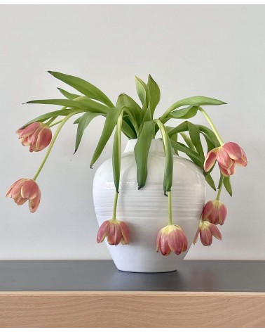 Juliette - Blume Vase aus Porzellan Keramiek van Sophie vasen deko blumenvase blume vase design dekoration spezielle schöne k...