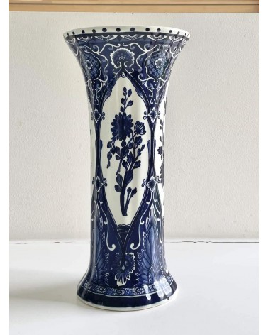Vaso Blauw Delft's - Boch Belgium per Royal Sphinx kitatori mobili Oggetto di design vintage svizzera