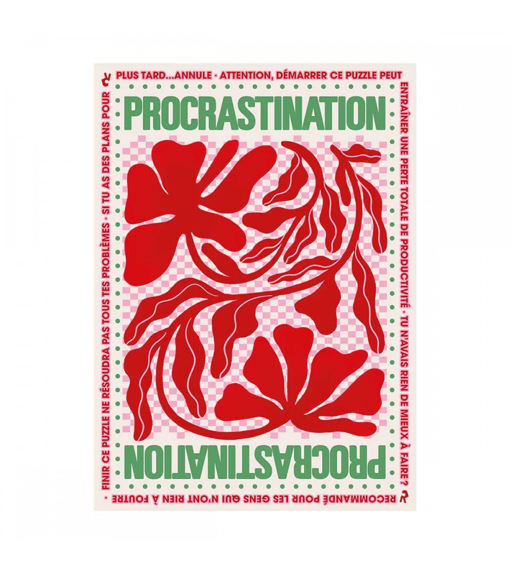 Procrastination - 1000-piece jigsaw puzzle for adults Piece & Love art puzzle jigsaw adult picture puzzles