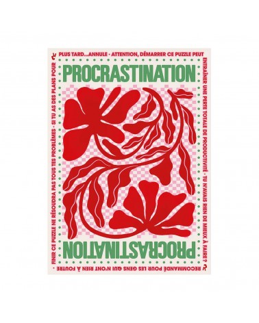 Procrastination - 1000-piece jigsaw puzzle for adults Piece & Love art puzzle jigsaw adult picture puzzles