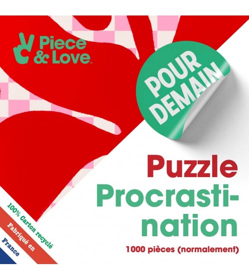Procrastination - 1000-piece jigsaw puzzle for adults Piece & Love art puzzle jigsaw adult picture puzzles