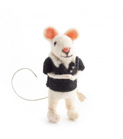 Golfer Maus - Deko Objekt Sew Heart Felt schöne deko schweiz kaufen