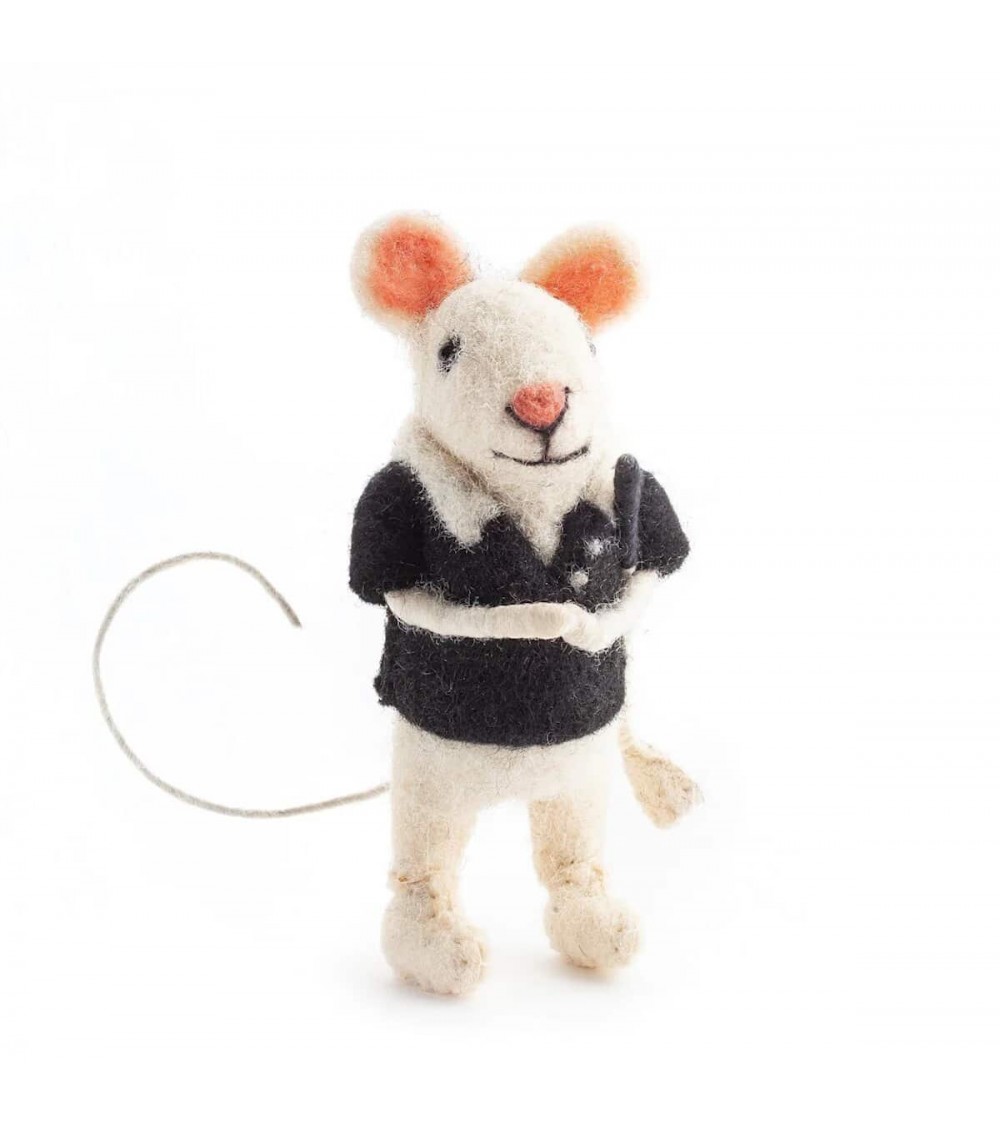 Topolino golfista - Oggetto decorativo Sew Heart Felt particolari kitatori svizzera
