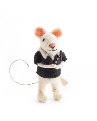 Topolino golfista - Oggetto decorativo Sew Heart Felt particolari kitatori svizzera