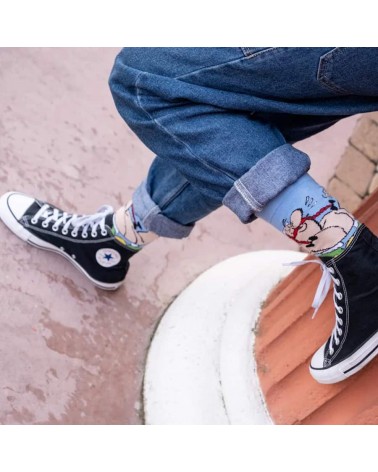 Obelix - Calze Asterix e Obelix Label Chaussette calze da uomo per donna divertenti simpatici particolari
