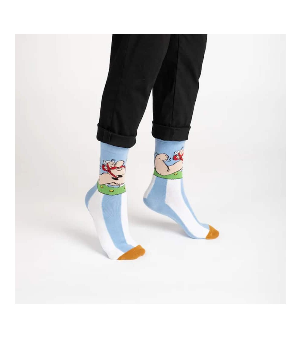 Obelix - Chaussettes Asterix et Obelix Label Chaussette jolies pour femme originales pour homme chausset rigolotes drole Suisse