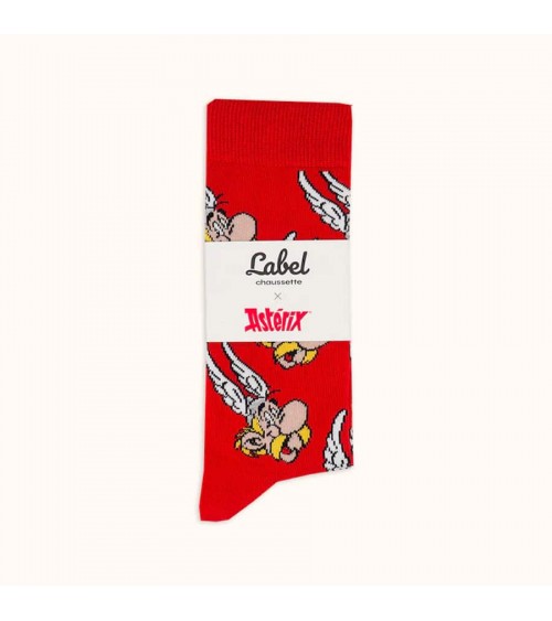 Asterix - Chaussettes Asterix et Obelix Label Chaussette jolies pour femme originales pour homme chausset rigolotes drole Suisse