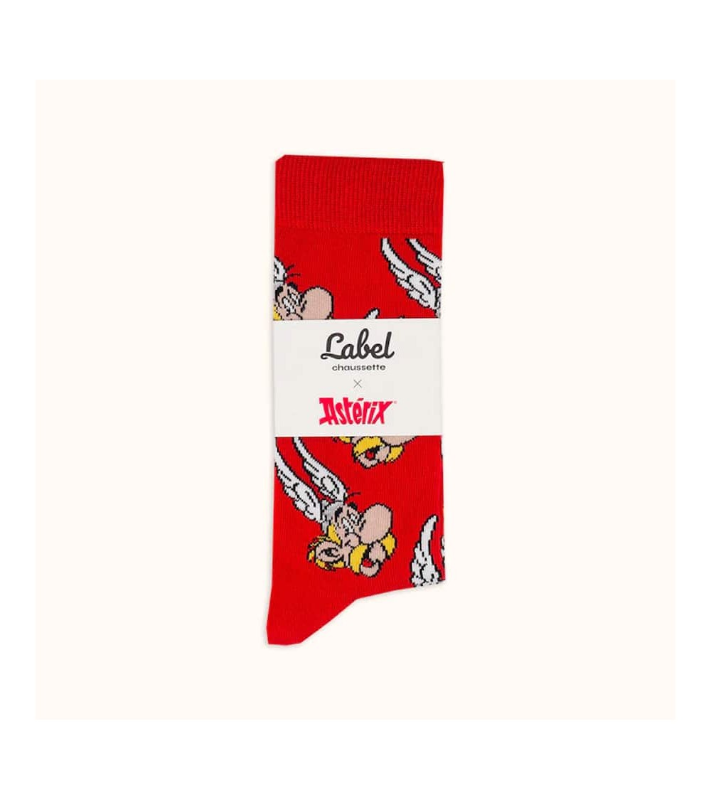 Asterix - Chaussettes Asterix et Obelix Label Chaussette jolies pour femme originales pour homme chausset rigolotes drole Suisse