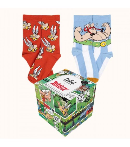 Obelix - Chaussettes Asterix et Obelix Label Chaussette jolies pour femme originales pour homme chausset rigolotes drole Suisse