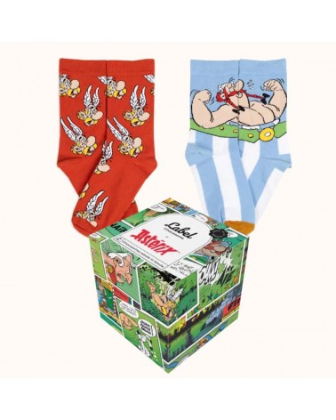 Obelix - Chaussettes Asterix et Obelix Label Chaussette jolies pour femme originales pour homme chausset rigolotes drole Suisse