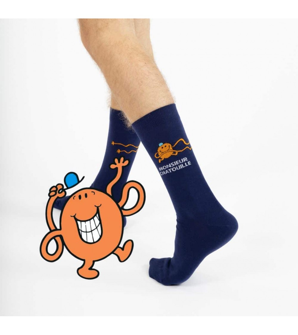 Monsieur Chatouille - Calze Monsieur Madame Label Chaussette calze da uomo per donna divertenti simpatici particolari