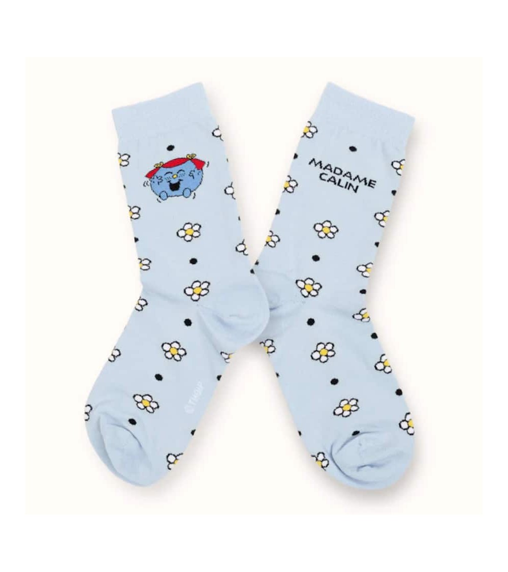 Madame Câlin - Chaussettes originales pour femme Monsieur Madame Label Chaussette jolies pour femme originales pour homme cha...