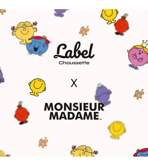 Mr. Men and Little Miss - Lustige Socken aus Baumwolle Label Chaussette socke kuschelsocken für damen lustig herren farbige c...