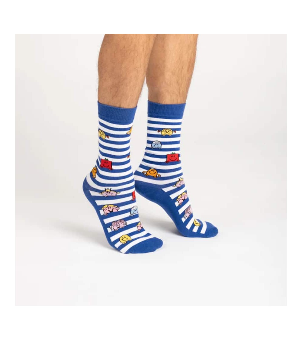 Monsieur Madame - Chaussettes drôles en coton Label Chaussette jolies pour femme originales pour homme chausset rigolotes dro...