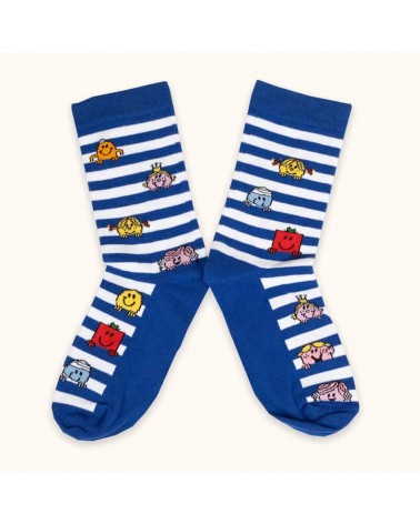 Mr. Men and Little Miss - Lustige Socken aus Baumwolle Label Chaussette socke kuschelsocken für damen lustig herren farbige c...
