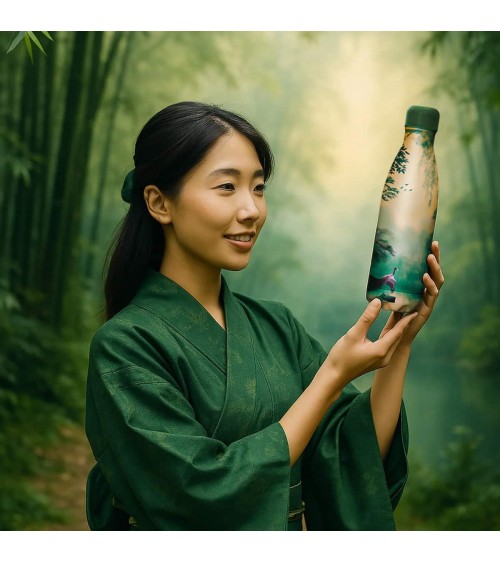Bamboo Glow - Thermo Trinkflasche IZY Bottles trink thermos flaschen wasserflaschen sport kaufen