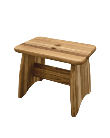 PALLI Frassino oliato - Sgabello in legno, Scaletta EcoFurn