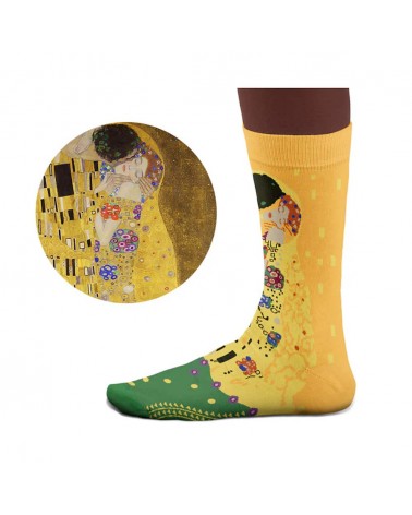 Le Baiser - Chaussettes Gustav Klimt Sock Affairs jolies pour femme originales pour homme chausset rigolotes drole Suisse
