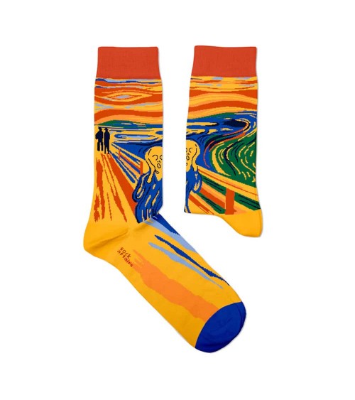 Edvard Munch, The Scream - Cool Art Socks