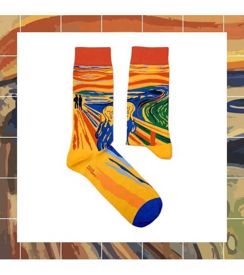 Edvard Munch, The Scream - Cool Art Socks