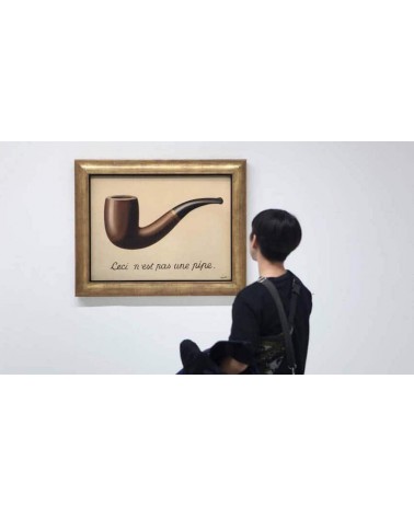 Ceci n'est pas une pipe - Chaussettes René Magritte Sock Affairs jolies pour femme originales pour homme chausset rigolotes d...