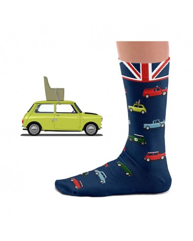 MINI - Chaussettes originales en coton Heel Tread jolies pour femme originales pour homme chausset rigolotes drole Suisse