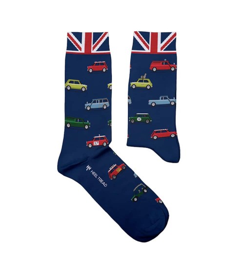 MINI - Chaussettes originales en coton Heel Tread jolies pour femme originales pour homme chausset rigolotes drole Suisse