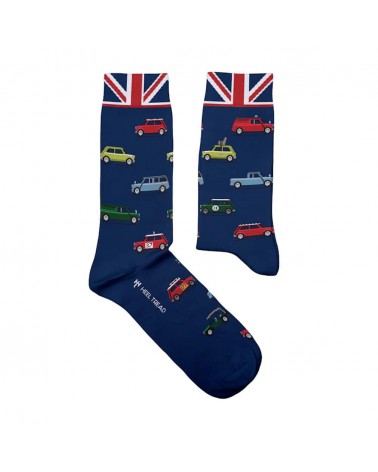 MINI - Chaussettes originales en coton Heel Tread jolies pour femme originales pour homme chausset rigolotes drole Suisse