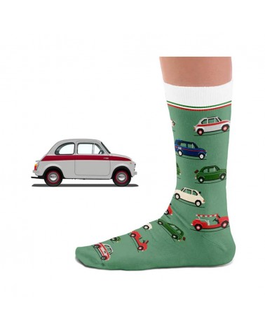 500 - Calze FIAT 500 Heel Tread calze da uomo per donna divertenti simpatici particolari