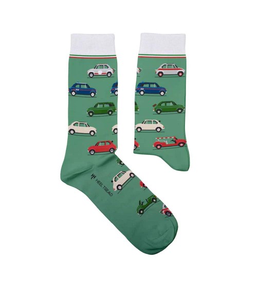 500 - Calze FIAT 500 Heel Tread calze da uomo per donna divertenti simpatici particolari