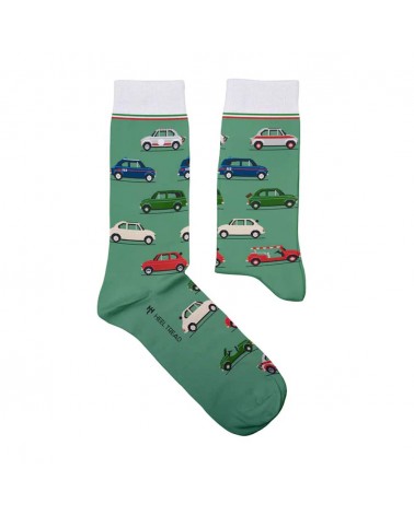 500 - Chaussettes originales Fiat 500 Heel Tread jolies pour femme originales pour homme chausset rigolotes drole Suisse