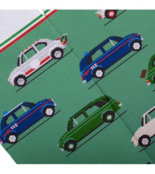 500 - Fun Socks FIAT 500 Heel Tread funny crazy cute cool best pop socks for women men