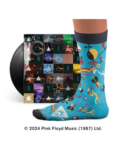 Dark Side of the Moon - Blu - Calzini musica Pink Floyd