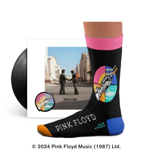 Wish You Were Here - Chaussettes Pink Floyd Sock Affairs jolies pour femme originales pour homme chausset rigolotes drole Suisse