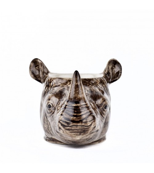 Rinoceronte - Porta uovo in ceramica Quail Ceramics portauova design particolari