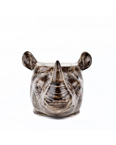 Rinoceronte - Porta uovo in ceramica Quail Ceramics portauova design particolari