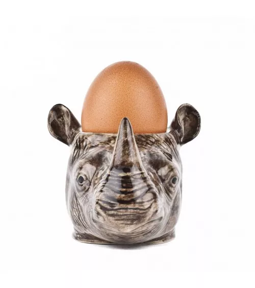 Rhino - Egg cup holder Quail Ceramics cute egg cup holder