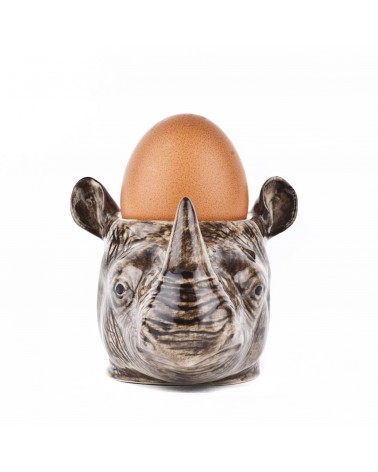 Rinoceronte - Porta uovo in ceramica Quail Ceramics portauova design particolari