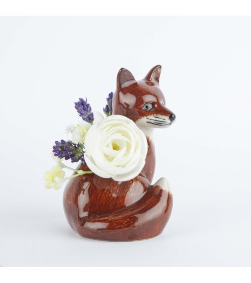 Fox - Mini flower vase Quail Ceramics table flower living room vase kitatori switzerland