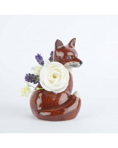 Fox - Mini flower vase Quail Ceramics table flower living room vase kitatori switzerland