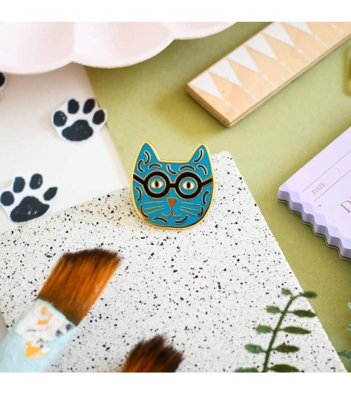 Pin Anstecker, Anstecknadel Katze - David Catney Niaski Anstecknadel Ansteckpins pins anstecknadeln kaufen