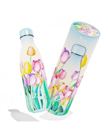 Tulip field - Thermos Bootle 500ml IZY Bottles best water bottle