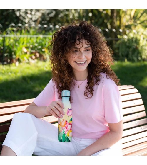 Tulip field - Thermos Bootle 500ml IZY Bottles best water bottle