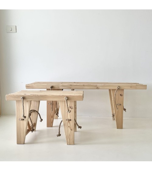 EcoBench 60 cm Lärche - Sitzbank - AUSSTELLUNGSMODELL EcoFurn Kitatori Schweiz kaufen